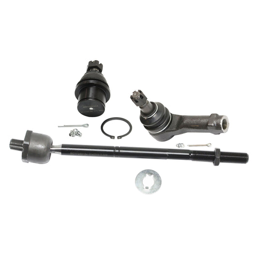 6-Piece Kit Front, Driver and Passenger Side Suspension Kit, Includes (4) Tie Rod End and (2) Ball Joint