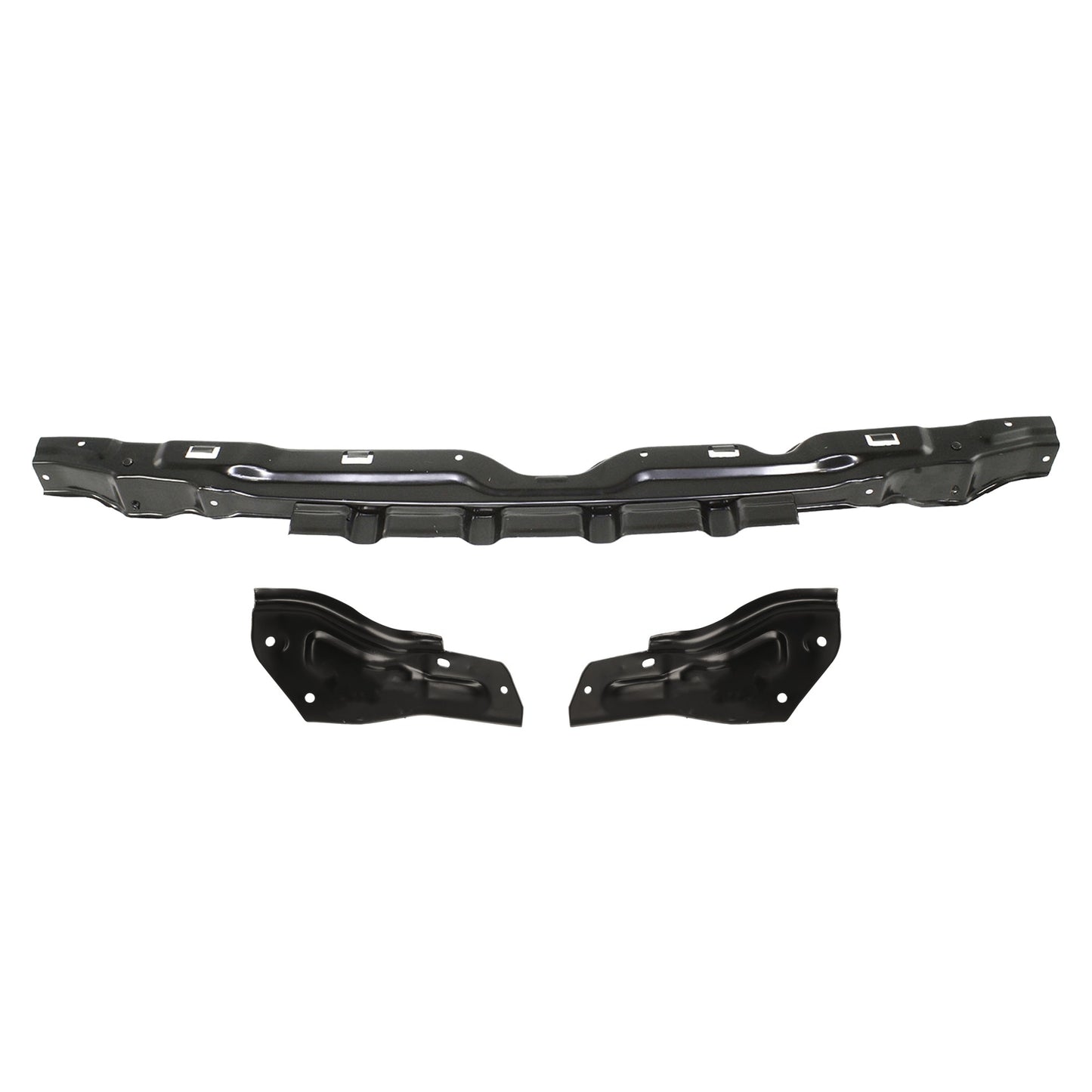 3-Piece Kit Front Bumper Reinforcement, 2WD, Steel, Includes (1) Bumper Reinforcement and (2) Bumper Retainer
