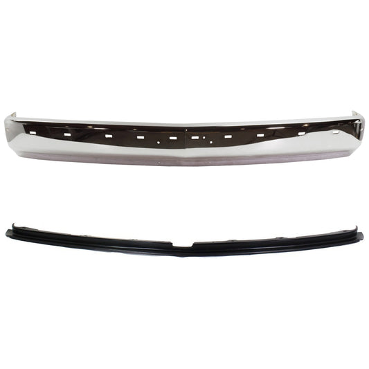 2-Piece Kit, Front Bumper, Chrome, Includes (1) Bumper and (1) Bumper Filler