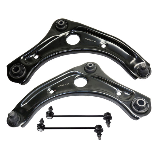 4-Piece Kit Front Suspension Kit, Includes (2) Control Arm and (2) Sway Bar Link