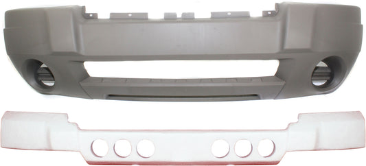 2-Piece Kit, Front Textured Bumper Cover, Includes (1) Bumper Absorber and (1) Bumper Cover