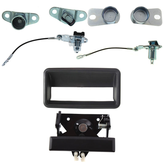 6-Piece Kit Tailgate Latch 6-Piece Kit, Includes (2) Tailgate Latch, (2) Tailgate Hinge and (2) Tailgate Handle