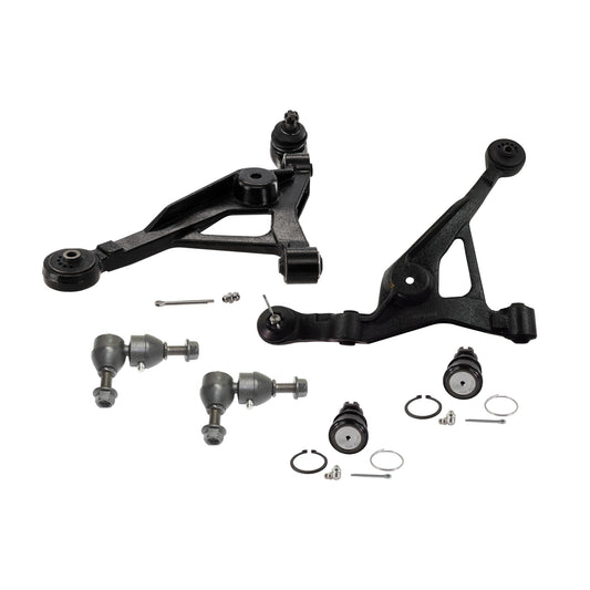 6-Piece Kit Front, Driver and Passenger Side, Lower Control Arms, Includes (2) Ball Joint, (2) Control Arm, and (2) Sway Bar Link