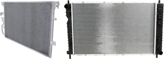 2-Piece Kit Radiator, 6 Cyl 3.4L Engine, Includes (1) A/C Condenser and (1) Radiator