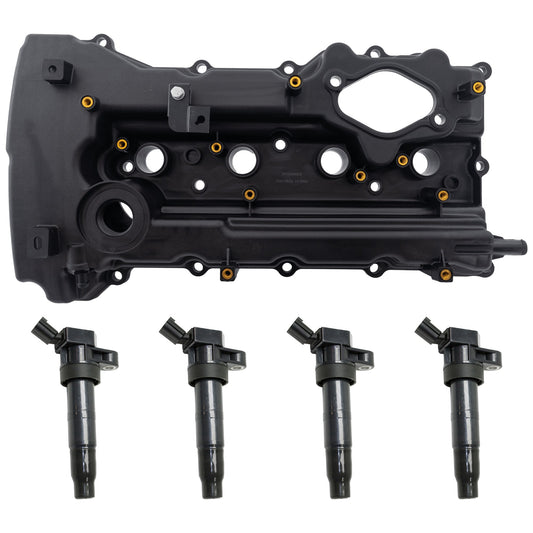 Комплект из 5 клапанных крышек, включает (4) катушки зажигания и (1) клапанную крышку