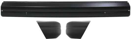 3-Piece Kit, Front Bumper, Painted Black, Includes (1) Bumper and (2) Bumper End