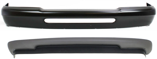 2-Piece Kit, Front Bumper, Painted Black, Includes (1) Bumper and (1) Valance