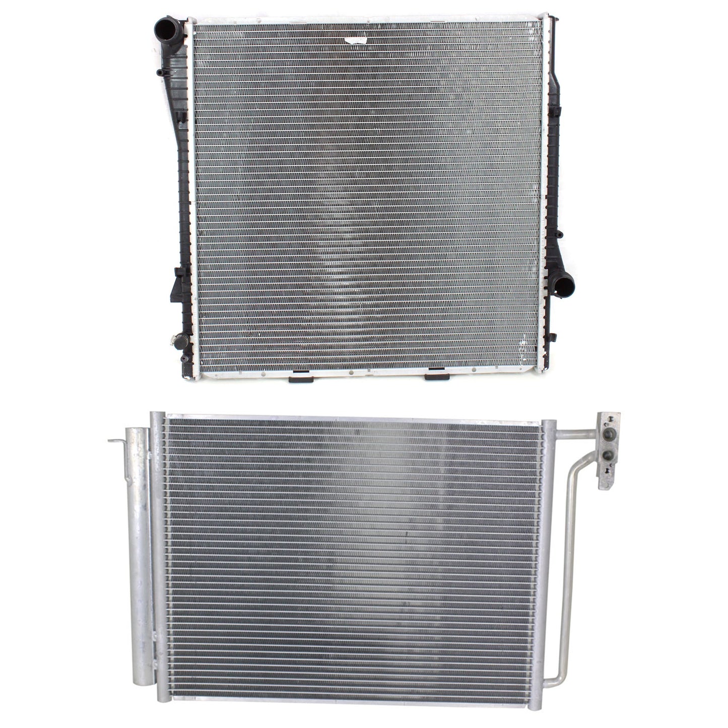 2-Piece Kit A/C Condenser, includes (1) A/C Condenser and (1) Radiator, 4.4L, 4.6L, 4.8L Eng., 8 Cyl.
