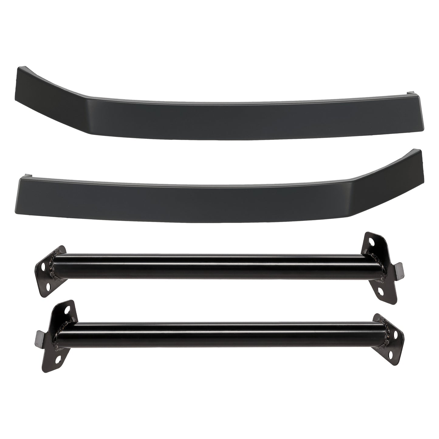 4-Piece Kit Front, Driver and Passenger Side Bumper Bracket, Includes (2) Bumper Bracket and (2) Bumper Trim