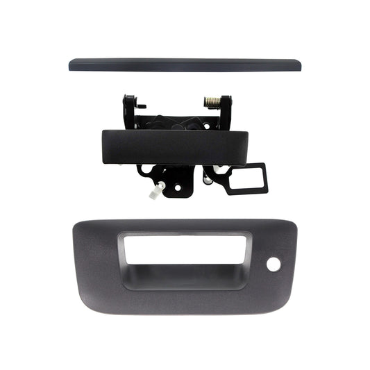 3-Piece Kit Tailgate Molding, Includes (2) Tailgate Handle and (1) Tailgate Molding
