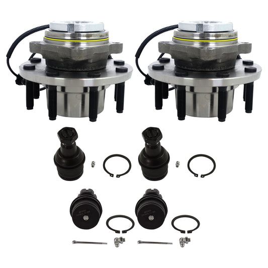 6-Piece Kit Suspension Kit, Includes (2) Wheel Hub and (4) Ball Joint