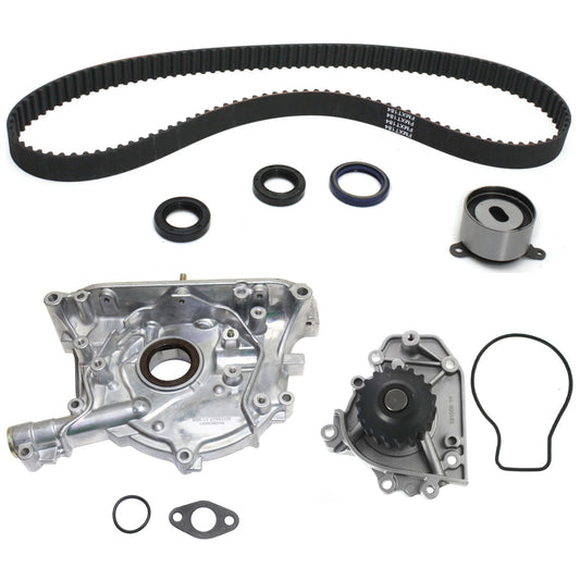 3-Piece Kit Timing Belt Kit, Water Pump Included, Includes (1) Timing Belt Kit, (1) Water Pump and (1) Oil Pump
