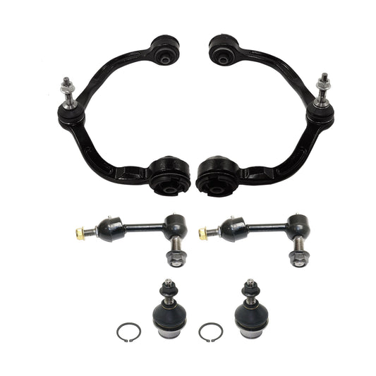 6-Piece Kit Suspension Kit, Includes (2) Sway Bar Link, (2) Ball Joint and (2) Control Arm
