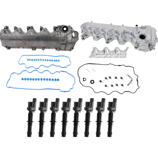 11-Piece Kit Valve Cover, Includes (1) Valve Cover Gasket, (2) Valve Cover and (8) Ignition Coil
