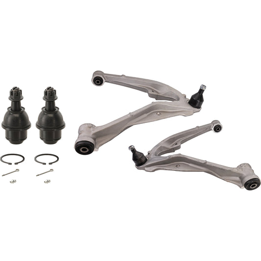 4-Piece Kit Control Arm Includes (2) Ball Joint and (2) Control Arm