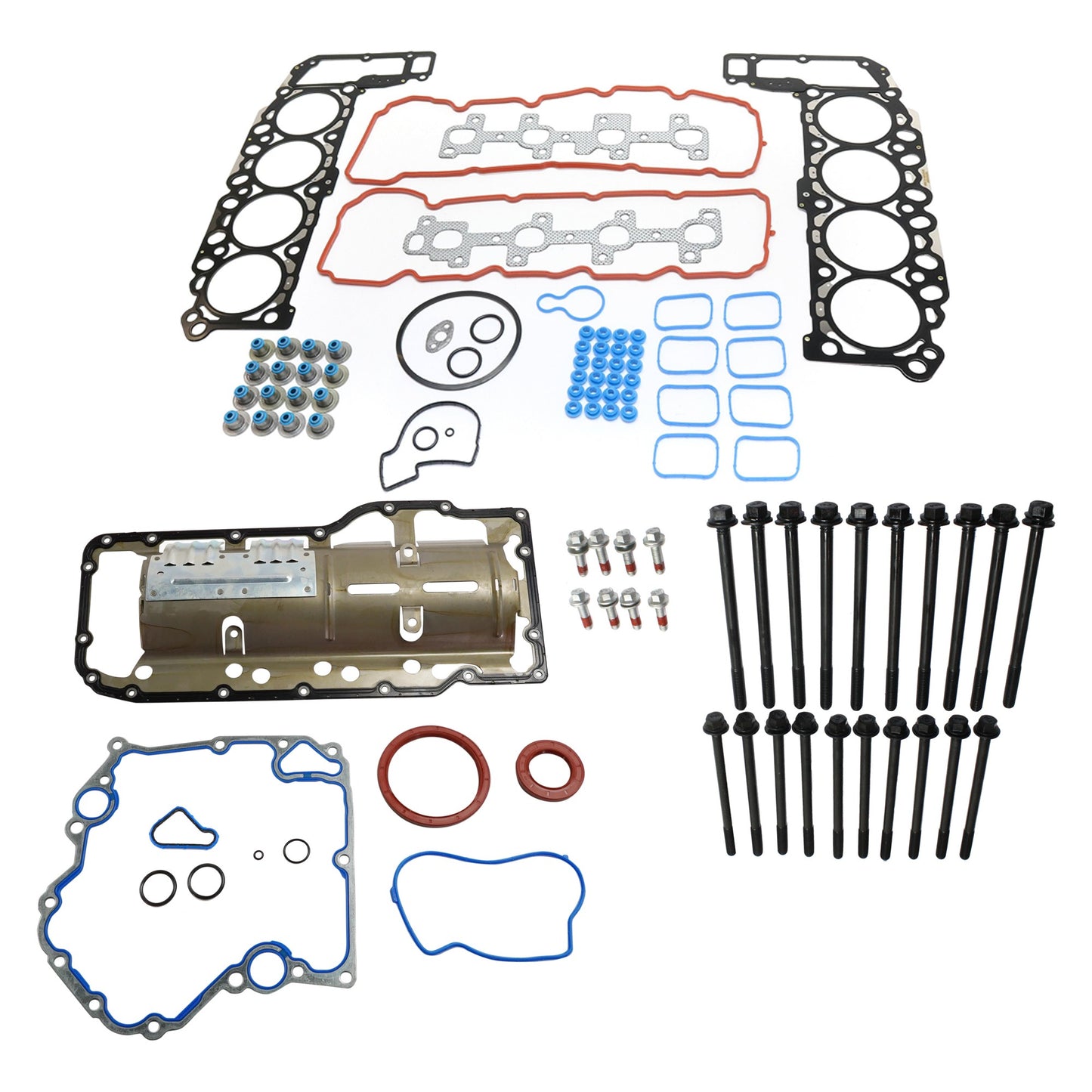 3-Piece Kit Cylinder Head Gasket, 4.7L, 8Cyl, Includes (1) Cylinder Head Gasket, (1) Lower Engine Gasket Set and (1) Cylinder Head Bolt