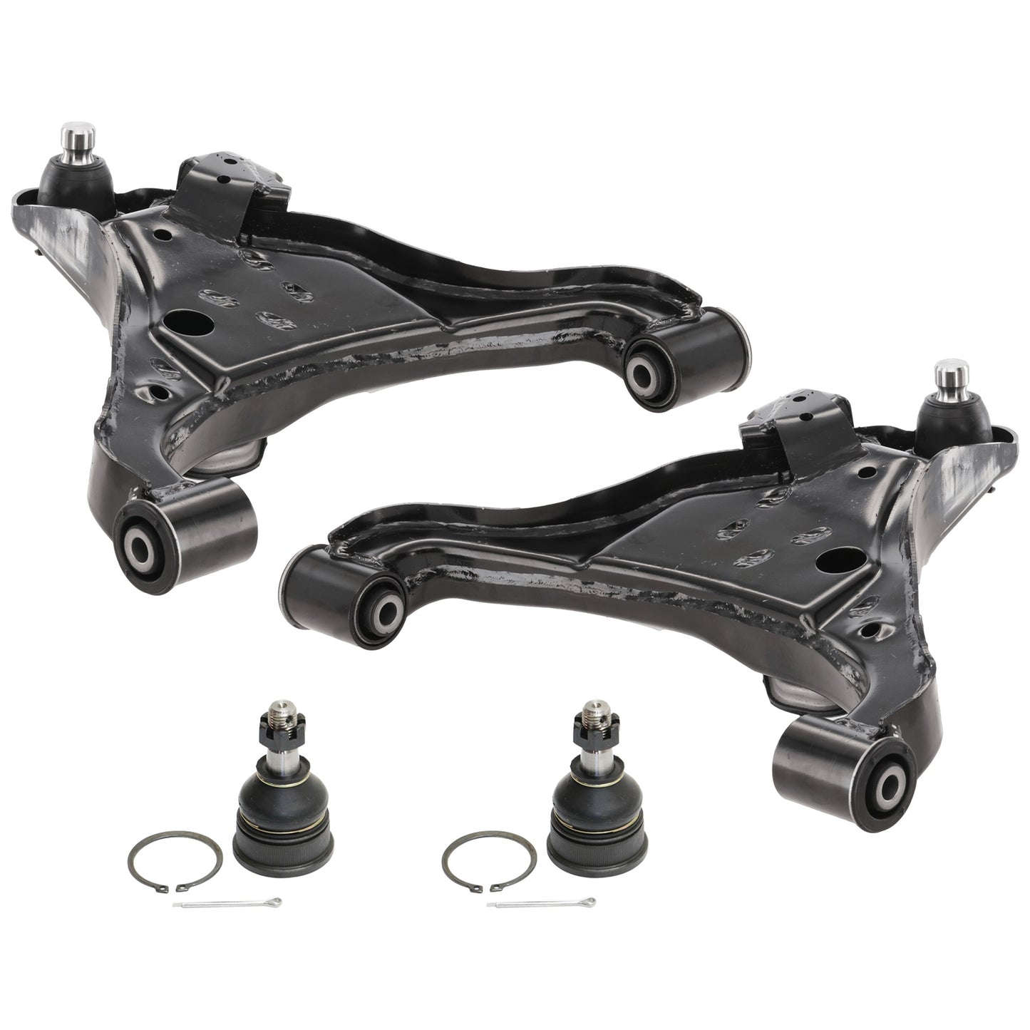 4-Piece Kit Control Arm Includes (2) Ball Joint and (2) Control Arm