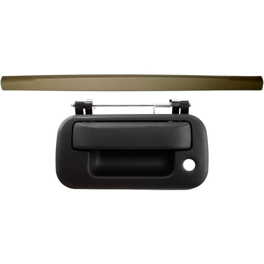 2-Piece Kit Tailgate Molding, Without Integrated Step, Includes (1) Tailgate Handle and (1) Tailgate Molding
