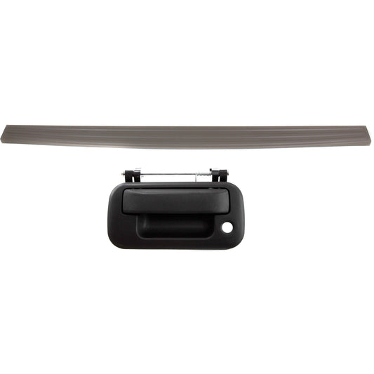 2-Piece Kit Tailgate Molding, Includes (1) Tailgate Handle and (1) Tailgate Molding