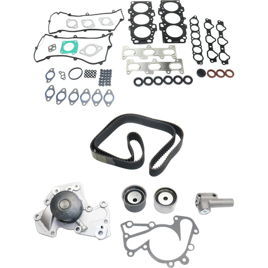 2-Piece Kit Timing Belt Kit, 2.7L, 6Cyl Water Pump Included Includes (1) Cylinder Head Gasket and (1) Timing Belt Kit