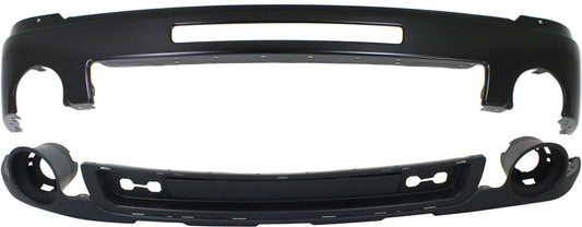 2-Piece Kit, Front Bumper, Powdercoated Black, Includes (1) Bumper and (1) Valance