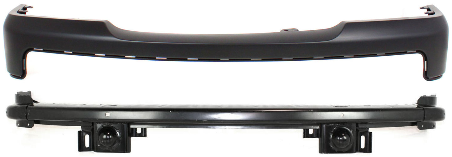 2-Piece Kit, Front Primed Bumper Cover, Includes (1) Bumper Cover and (1) Bumper Reinforcement