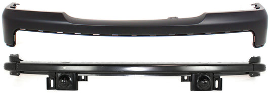 2-Piece Kit, Front Primed Bumper Cover, Includes (1) Bumper Cover and (1) Bumper Reinforcement