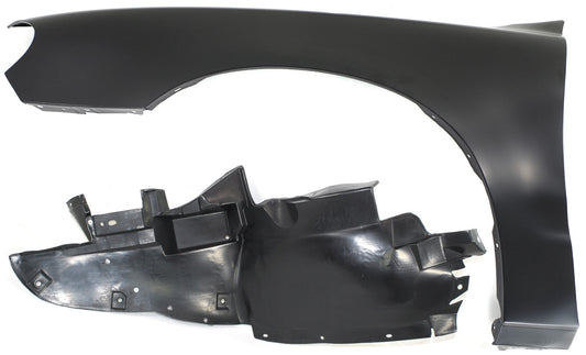 2-Piece Kit, Front, Driver Side Fender, Sedan, Includes (1) Fender and (1) Fender Liner