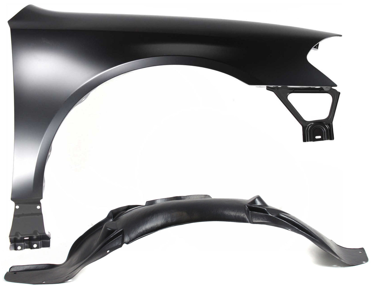 2-Piece Kit, Front, Passenger Side Fender, Includes (1) Fender and (1) Fender Liner