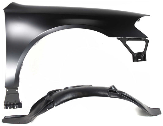 2-Piece Kit, Front, Passenger Side Fender, Includes (1) Fender and (1) Fender Liner
