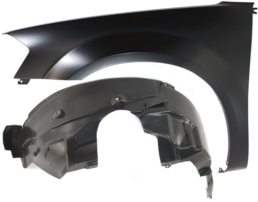 2-Piece Kit, Front, Driver Side Fender, Includes (1) Fender and (1) Fender Liner