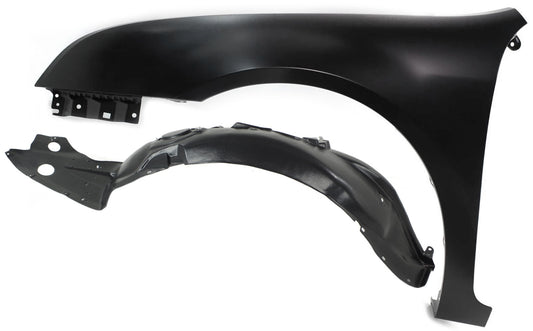 2-Piece Kit, Front, Driver Side Fender, Includes (1) Fender and (1) Fender Liner