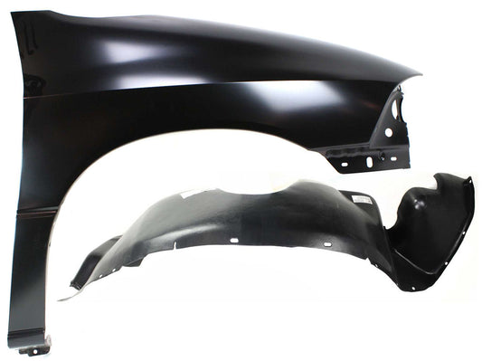 2-Piece Kit, Front, Passenger Side Fender, Includes (1) Fender and (1) Fender Liner