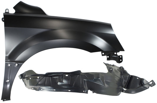 2-Piece Kit, Front, Passenger Side Fender, Includes (1) Fender and (1) Fender Liner
