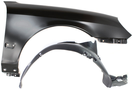 2-Piece Kit, Front, Passenger Side Fender, Includes (1) Fender and (1) Fender Liner