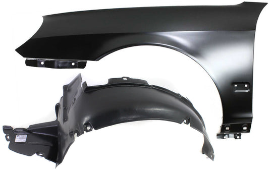 2-Piece Kit, Front, Driver Side Fender, Includes (1) Fender and (1) Fender Liner