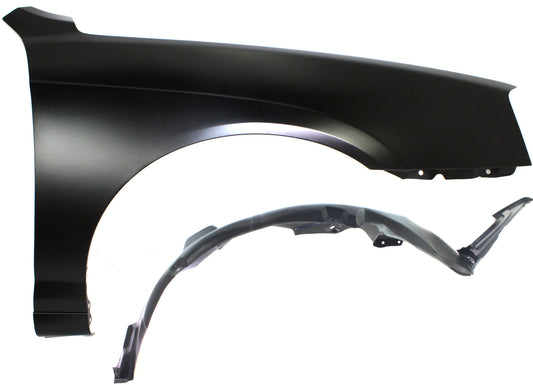 2-Piece Kit, Front, Passenger Side Fender, Includes (1) Fender and (1) Fender Liner
