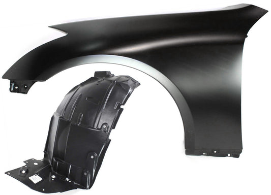 2-Piece Kit, Front, Driver Side Fender, 2-Door, Coupe, Includes (1) Fender and (1) Fender Liner