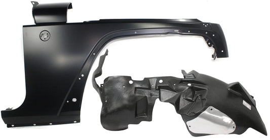 2-Piece Kit, Front, Passenger Side Fender, Includes (1) Fender and (1) Fender Liner