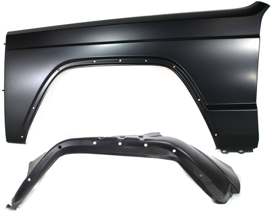 2-Piece Kit, Front, Driver Side Fender, Includes (1) Fender and (1) Wheelhouse