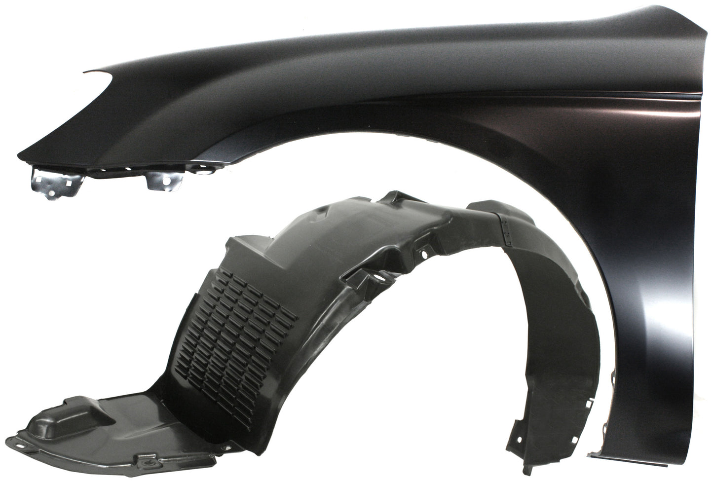 2-Piece Kit, Front, Driver Side Fender, Includes (1) Fender and (1) Fender Liner