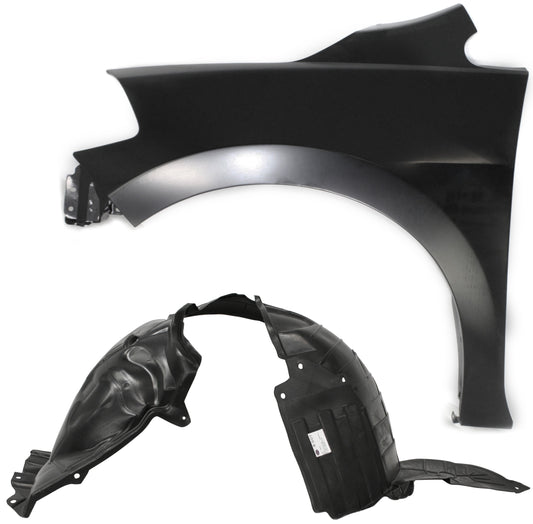 2-Piece Kit, Front, Driver Side Fender, Includes (1) Fender and (1) Fender Liner