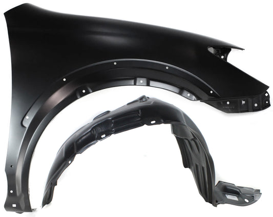 2-Piece Kit, Front, Passenger Side Fender, Includes (1) Fender and (1) Fender Liner