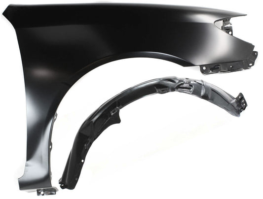 2-Piece Kit, Front, Passenger Side Fender, Includes (1) Fender and (1) Fender Liner
