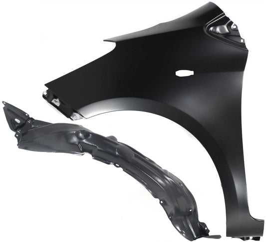 2-Piece Kit, Front, Driver Side Fender, Includes (1) Fender and (1) Fender Liner