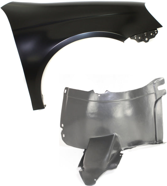 2-Piece Kit, Front, Passenger Side Fender, Includes (1) Fender and (1) Fender Liner