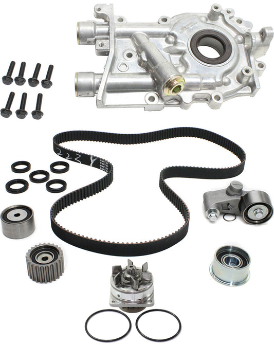 3-Piece Kit Timing Belt Kit, 2.5L, 4Cyl Water Pump Included, Includes (1) Timing Belt Kit, (1) Water Pump and (1) Oil Pump