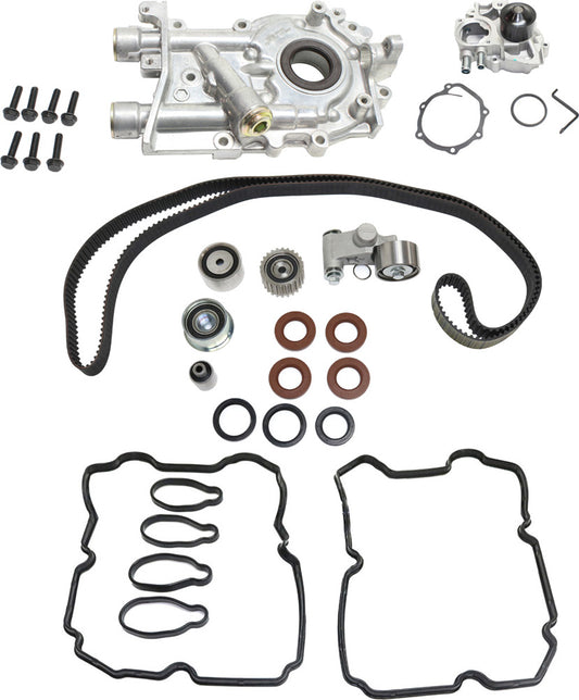 4-Piece Kit Timing Belt Kit, 2.5L, 4Cyl Water Pump Included, Includes (1) Water Pump, (1) Oil Pump, (1) Valve Cover Gasket and (1) Timing Belt Kit