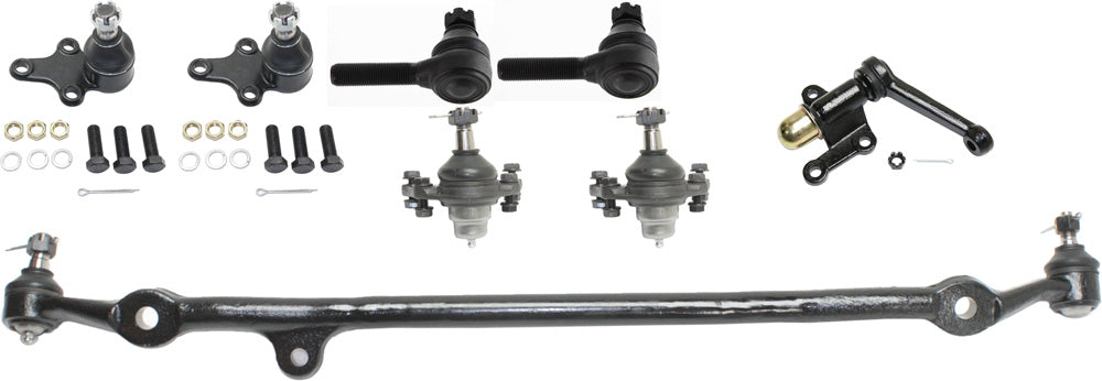 8-Piece Kit Front Suspension Kit, Includes (2) Tie Rod End, (4) Ball Joint, (1) Idler Arm and (1) Center Link