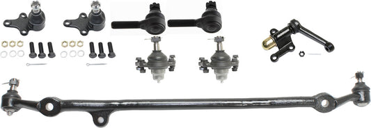 8-Piece Kit Front Suspension Kit, Includes (2) Tie Rod End, (4) Ball Joint, (1) Idler Arm and (1) Center Link